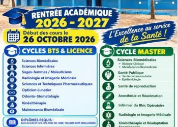 L’ISSAS-GAROUA OUVRE SES PORTES POUR LA RENTRÉE ACADÉMIQUE 2026-2027 : L’EXCELLENCE AU SERVICE DE LA SANTÉ